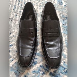 Aston Grey  leather men shoes.